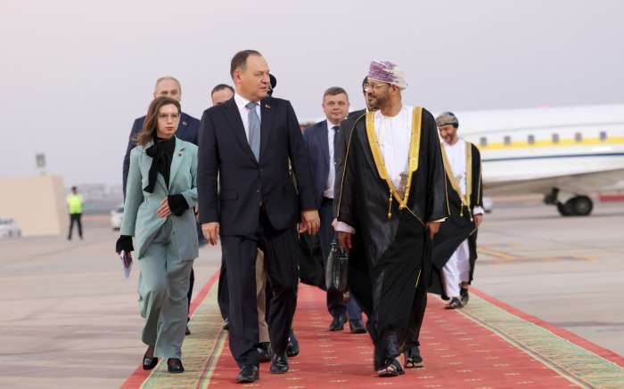 Prime Minister Of Belarus Arrives In Oman