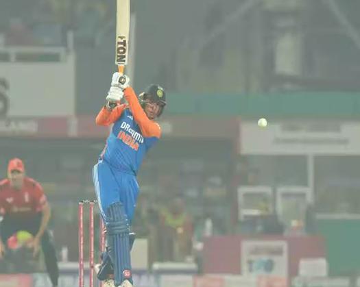 Abhishek Sharma Smashes Record For Most Sixes By An Indian In T20I Chase