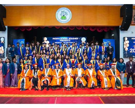 Indian School Bousher Celebrates Graduation Ceremony With Grandeur