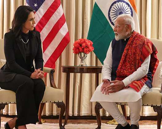 PM Modi Meets US Intelligence Chief Tulsi Gabbard, Discusses India-US Friendship