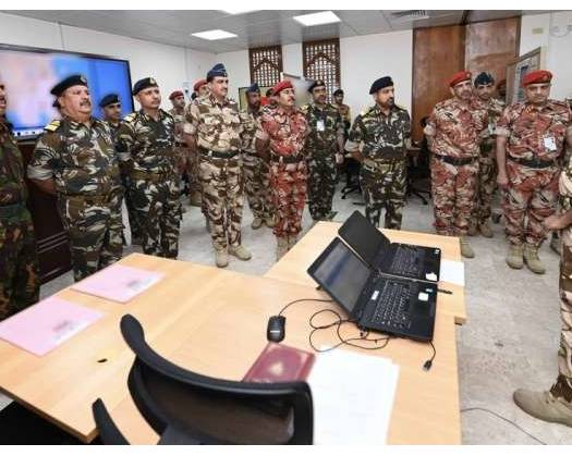 SAF Chief Of Staff, Military Commanders Follow Up Al Hazm Exercise