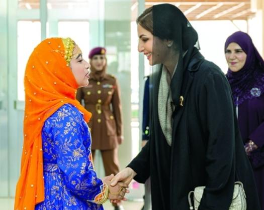 Honourable Lady Visits Jawharat Muscat School