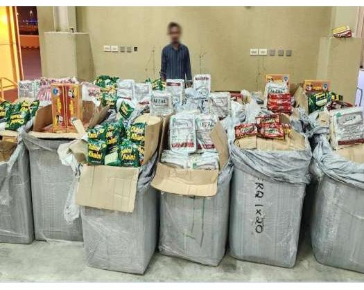 One Arrested For Possessing Over 2,000 Kilograms Of Tobacco Derivatives