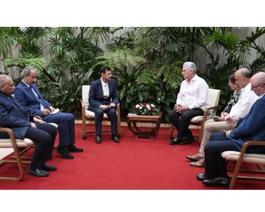 Cuban President Receives Chairman Of Oman Investment Authority