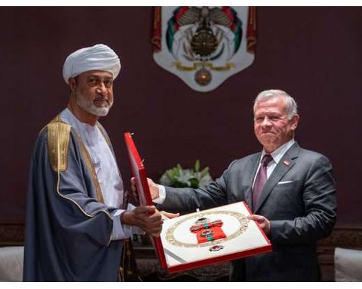 HM The Sultan, King Of Jordan Exchange Medals