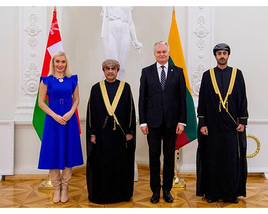 His Majesty's Greetings Conveyed To Lithuanian President