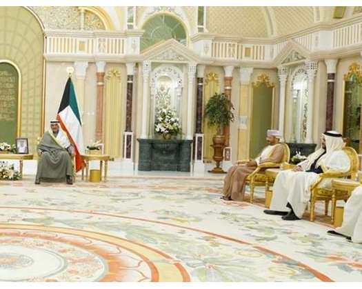 Crown Prince Of Kuwait Receives GCC Foreign Ministers