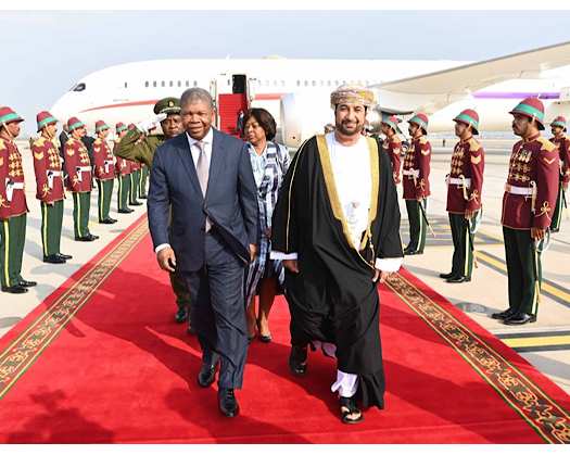 President Of Angola Arrives In Oman