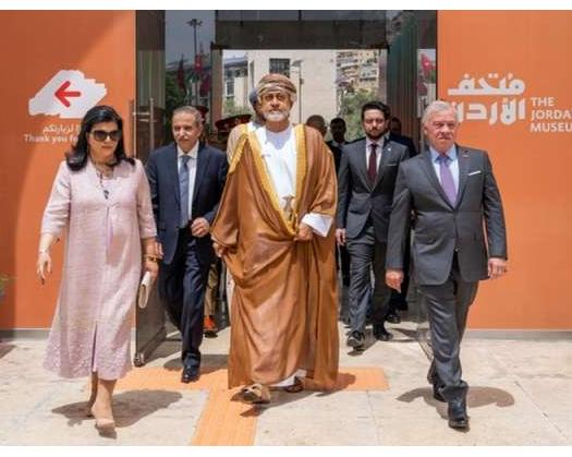 His Majesty The Sultan Visits Jordan Museum