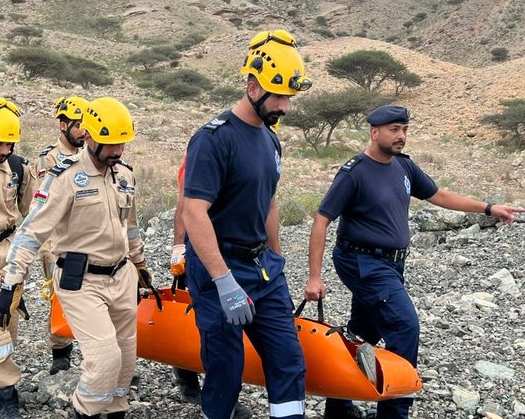 CDAA Team Rescues Mountain Hiker In Muscat