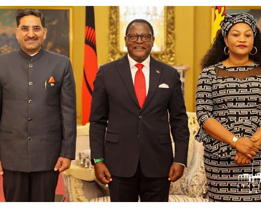 Indian High Commissioner-Designate Presents Credentials To President Of Malawi