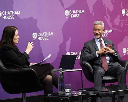 EAM Jaishankar Discusses Indian Foreign Policy, Regional Dynamics In UK