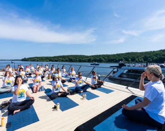 Indian Embassy In Berlin Celebrates International Yoga Day With Unique Yacht Session On Wannsee Lake
