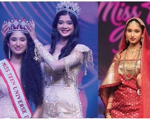 Former ISG Student Carrisaa Bopanna Crowned Miss Teen Universe India