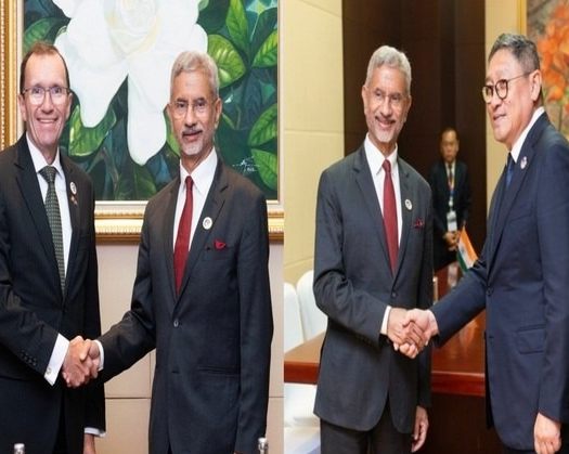 Indian EAM Jaishankar Meets Counterparts From Norway, Cambodia In Laos