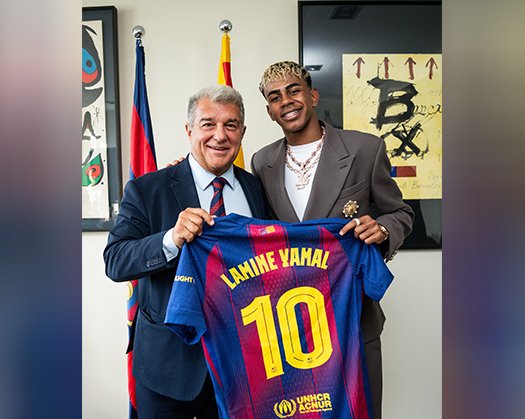 Lamine Yamal To Inherit Messi's Iconic Number 10 Jersey For Barcelona