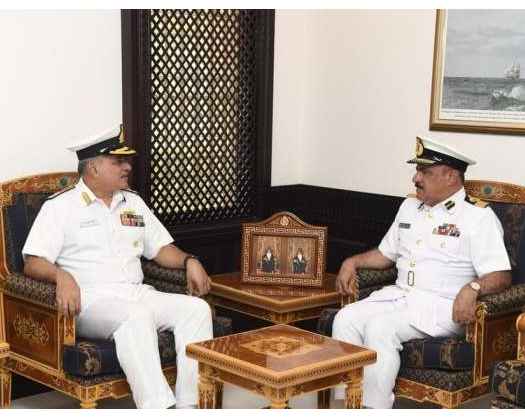 RNO Acting Commander Receives Indian Official
