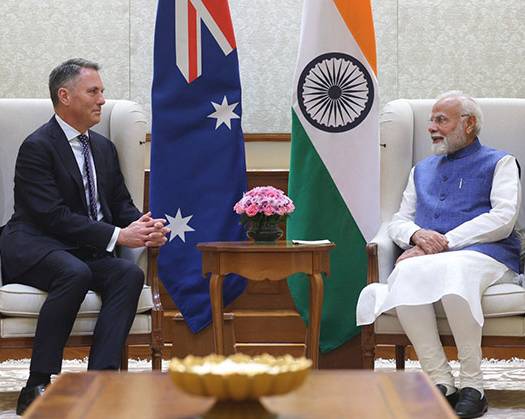 Indian PM Modi Meets Australian Dy PM Marles; Lauds 5 Years Of Strategic Partnership