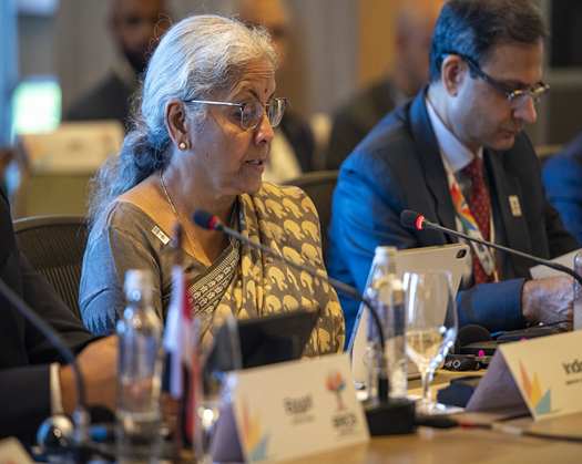 Nirmala Sitharaman Highlights India's Strong Economic Resilience At BRICS