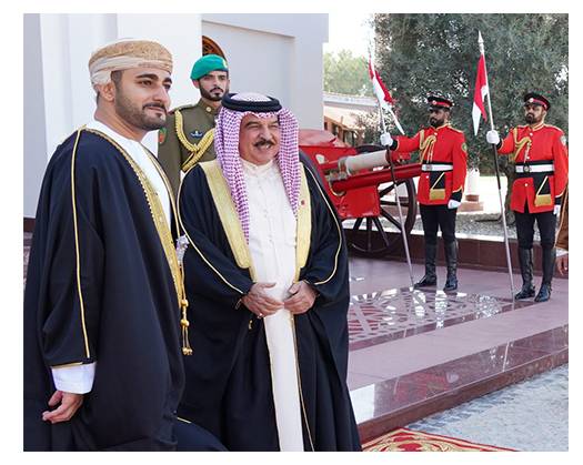 King Of Bahrain Receives Sayyid Theyazin
