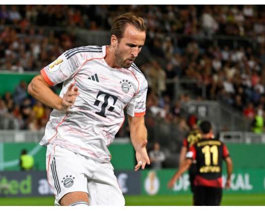 Kane Strikes Late As Bayern Edge Battling Wiesbaden In German Cup Opener