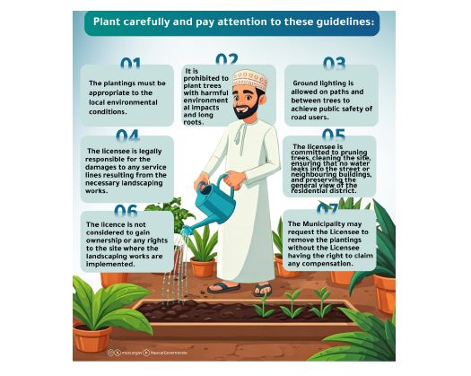 Permit Must For Landscaping Outside Boundaries Of The Residential Land