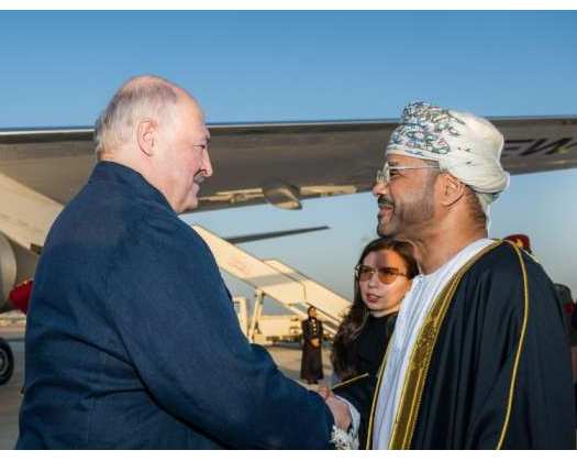 President Of Belarus Arrives In Oman