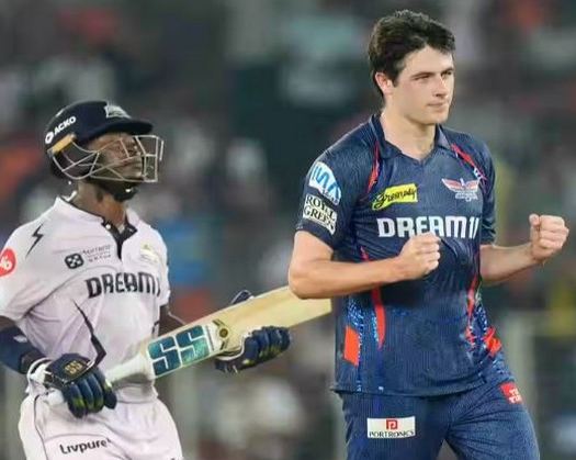 William ORourke, Akash Singh Shine As LSG Posts Commanding Victory Over GT By 33 Runs