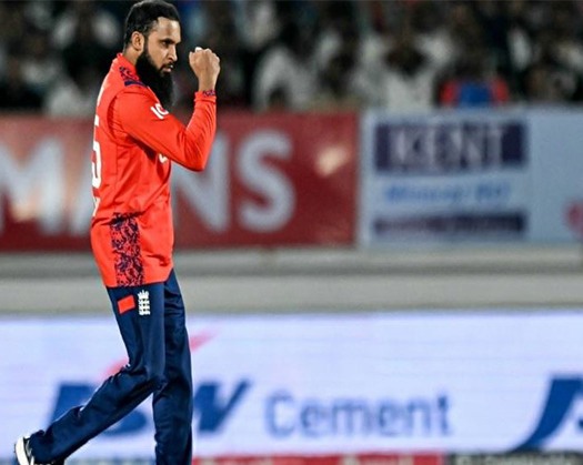 England's Veteran Spinner Adil Rashid Climbs To Top Of ICC Men's T20i Bowling Rankings