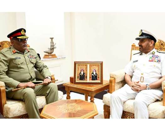 SAF Chief Of Staff Receives Pakistani Military Official