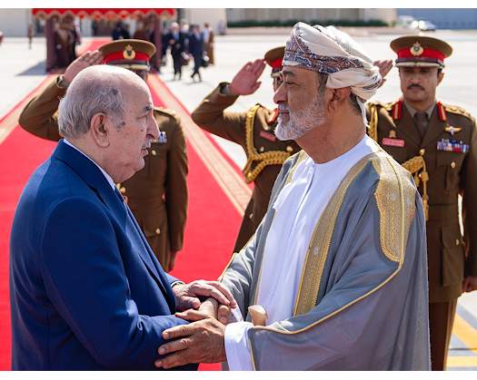 President Of Algeria Leaves Oman After State Visit