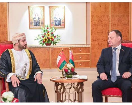 HH Sayyid Theyazin Meets Prime Minister Of Belarus