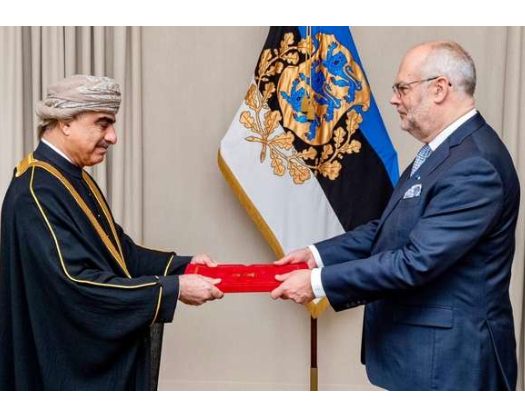 Oman’s Envoy To UK Presents Credentials As Non-resident Ambassador To Estonia