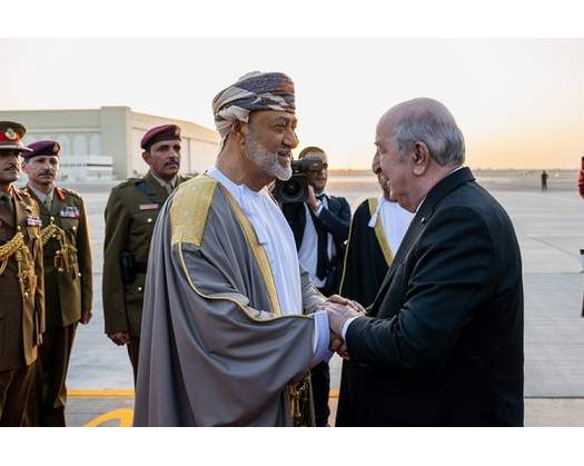 Algerian President Arrives In Oman