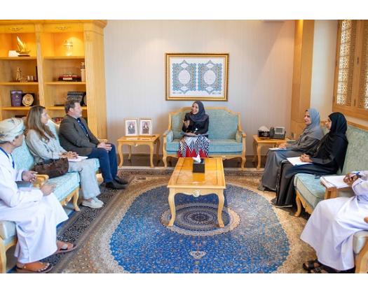 Dr. Madiha Meets Head Of ABA Oman International School