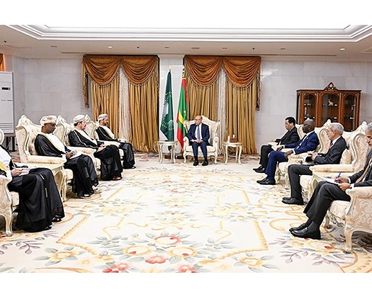 Sayyid Badr Conveys Greetings Of HM To The Mauritanian President