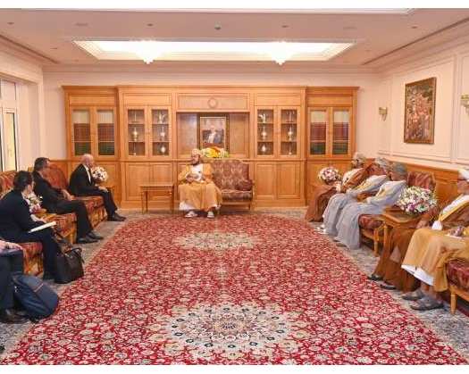 At HM's Behest, Sayyid Asa’ad Receives Turkish Official