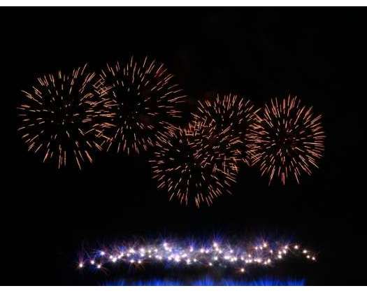 Fireworks Displays Mark 54th Glorious National Day