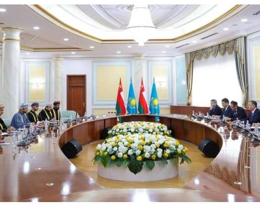 Sayyid Badr Meets Deputy PM, Foreign Minister Of Kazakhstan