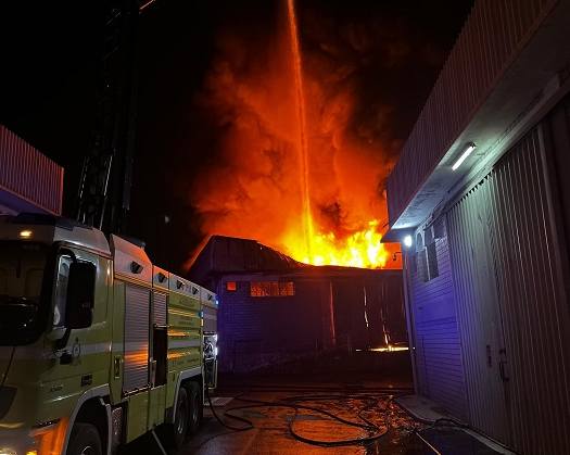 Ghala Warehouse Fire Contained, No Injuries Reported