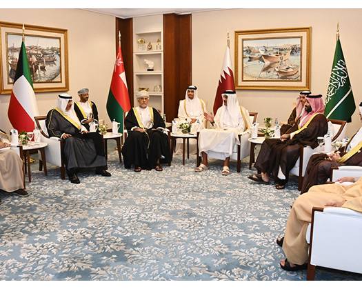 On Behalf Of HM, HH Sayyid Shihab Participates In GCC Supreme Council’s Extraordinary Session