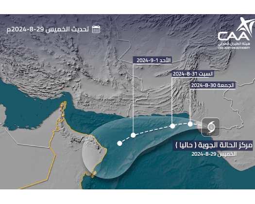 Tropical Depression 1,000 Km Off Oman Coast, Likely To Strengthen