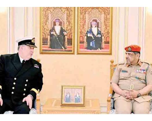 Maj. Gen Hamid Receives Top UK Military Official