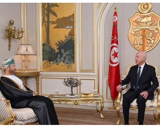 Tunisian President Receives Oman's Foreign Minister