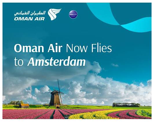 Oman Air Celebrates Inaugural Flight To Amsterdam