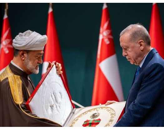 HM The Sultan, Turkish President Exchange Orders